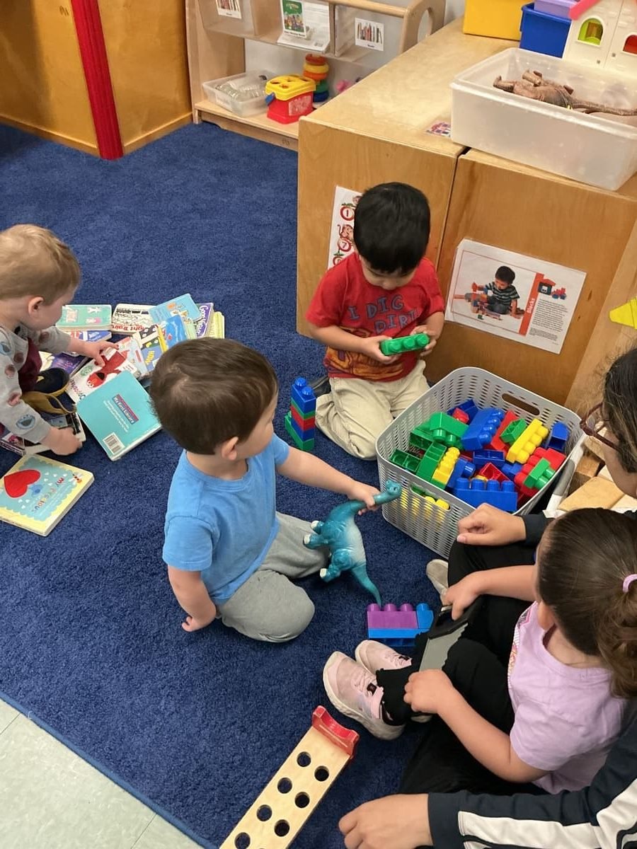 Toddler classroom – children 15 months to 2 years 9 months at Abundant Life Christian Childcare in Wilmington, MA