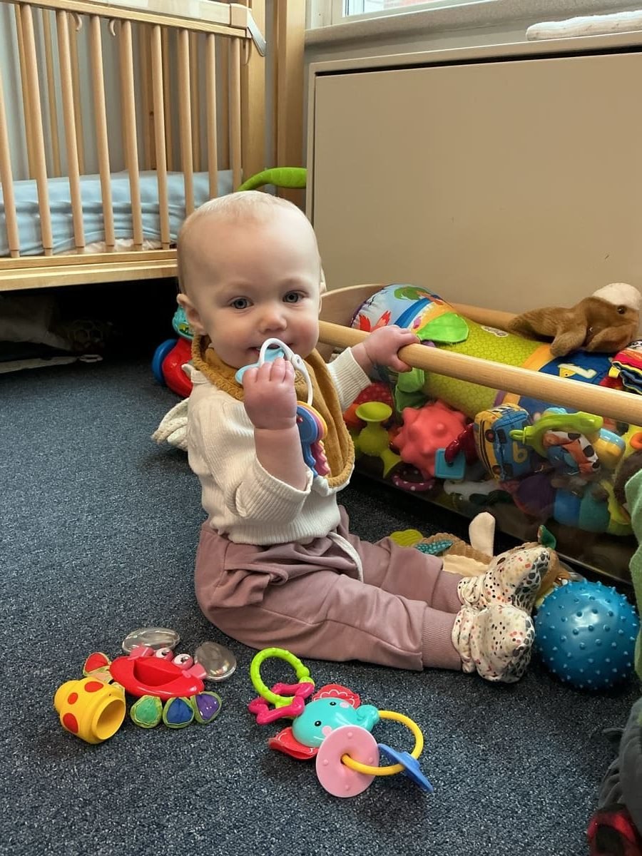 Infant care room – babies from 2 to 15 months at Abundant Life Christian Childcare in Wilmington, MA