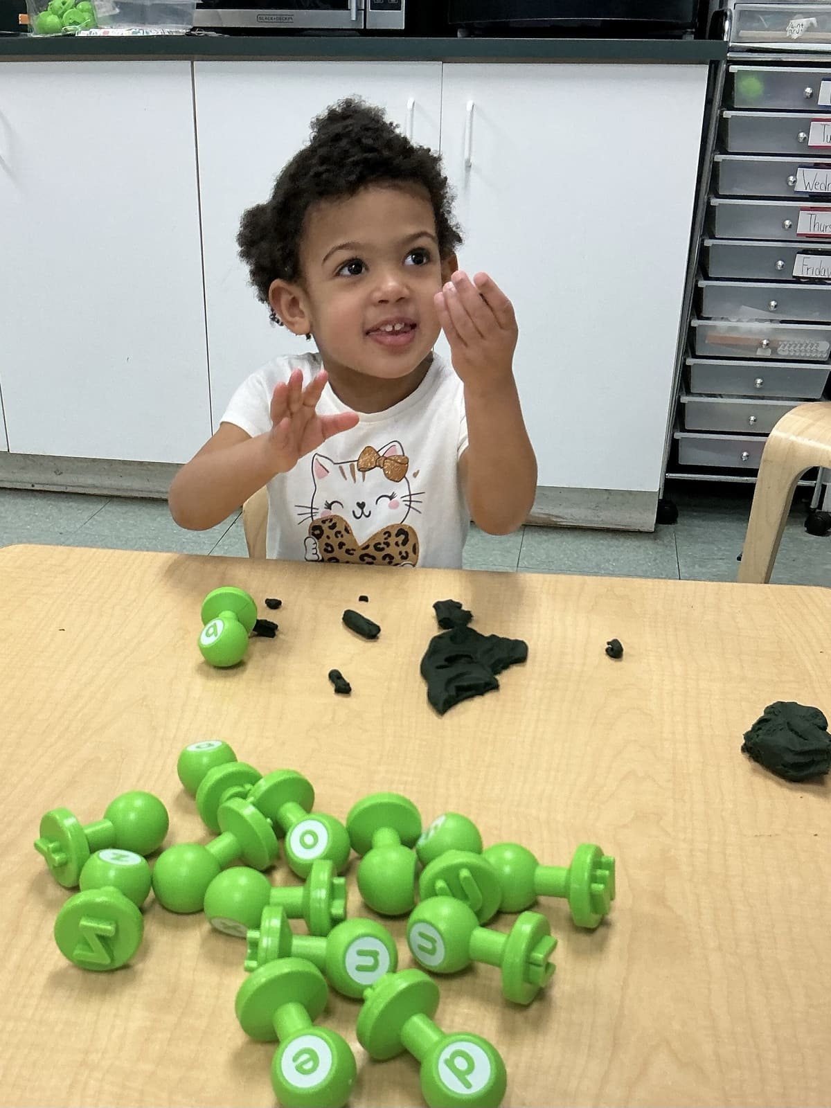Little Saints classroom – children 2 years 9 months to 3 years at Abundant Life Christian Childcare in Wilmington, MA