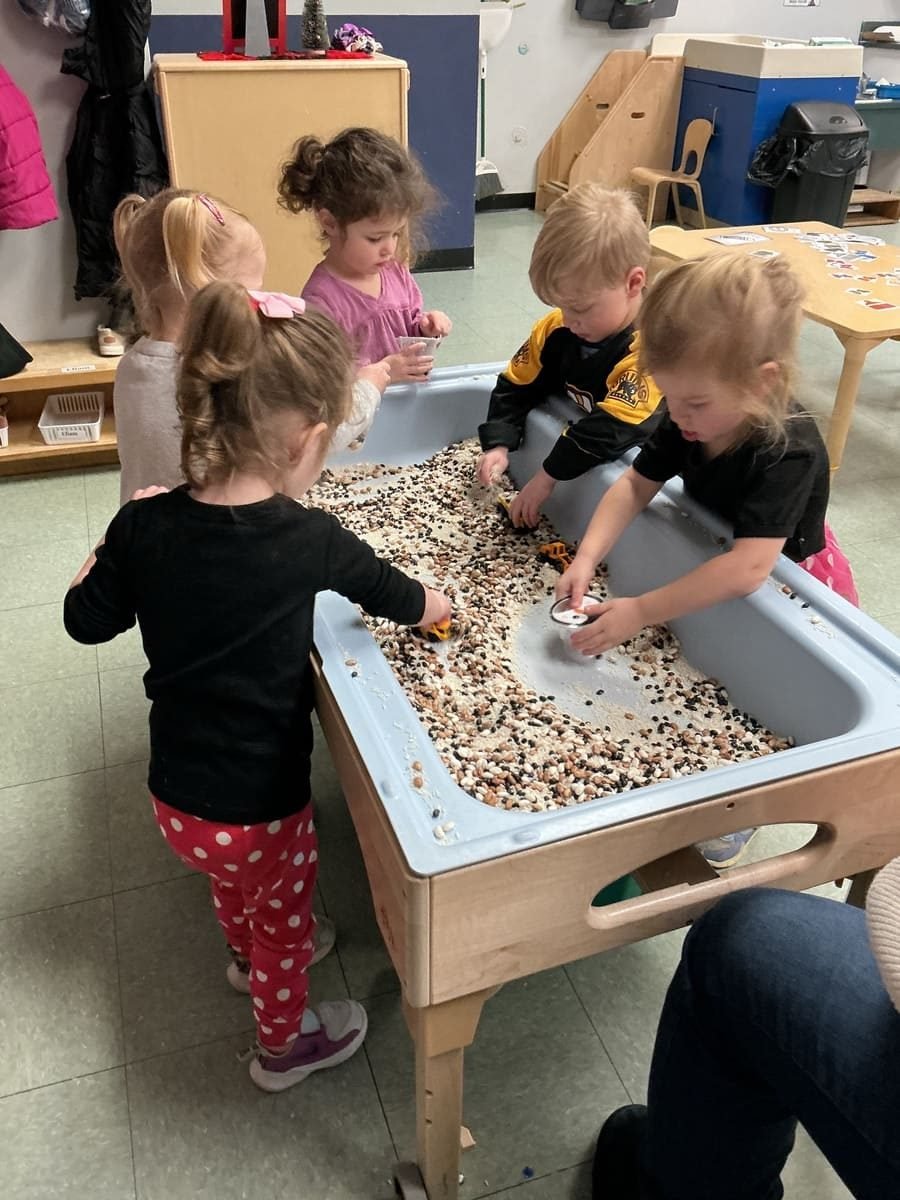Little Saints classroom – children 2 years 9 months to 3 years at Abundant Life Christian Childcare in Wilmington, MA