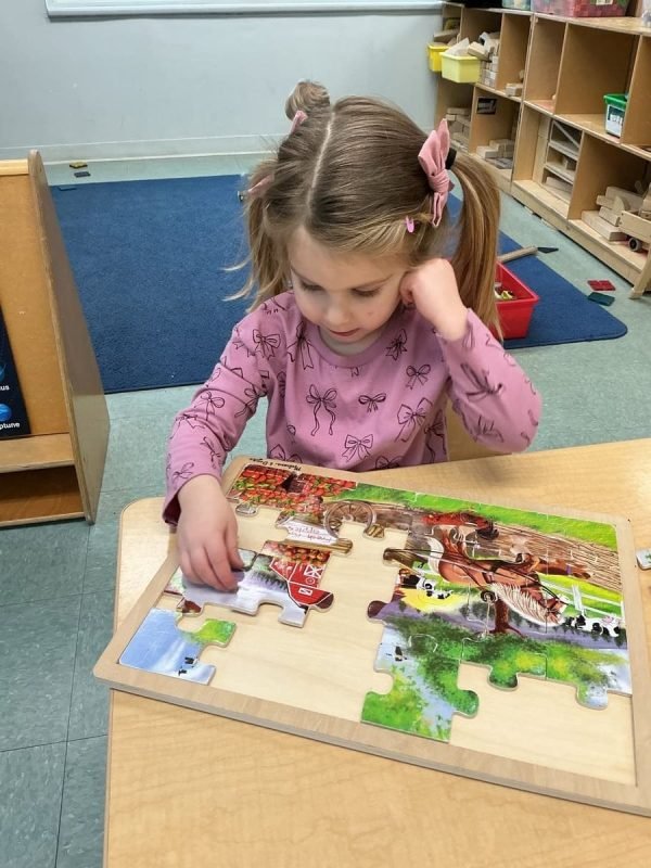 Preschool children with their teacher - preschool in Wilmington, MA